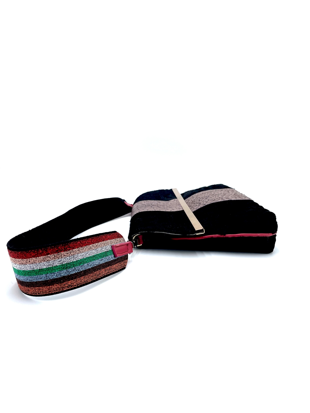 Angelina crocodile black
