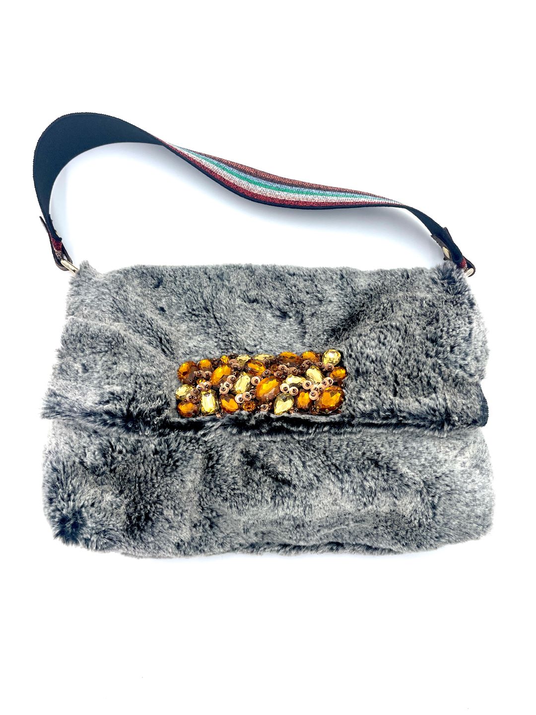 Cortina warm grey and swarovski