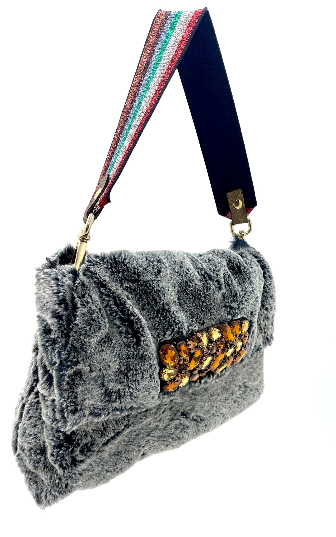 Cortina warm grey and swarovski