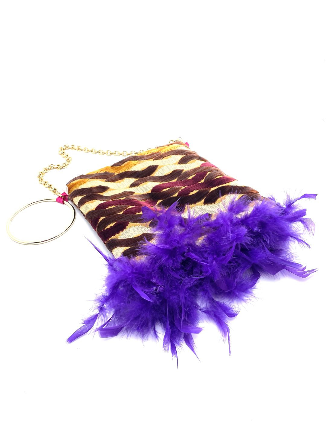 Plume Velvet Chain Purple